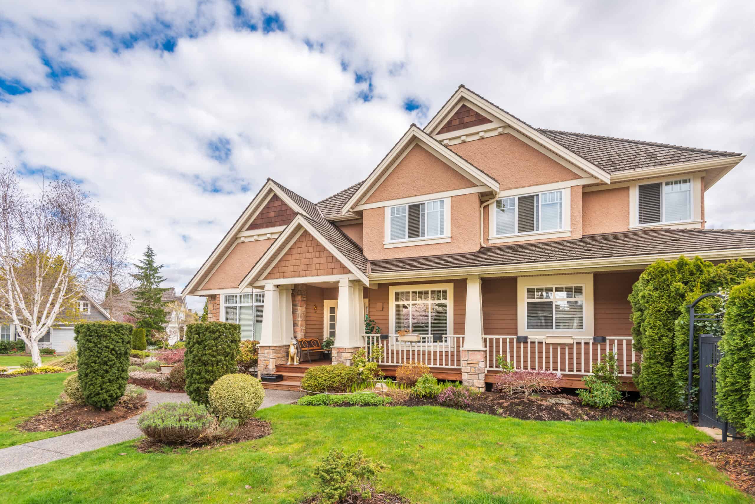 beautiful exterior of newly built luxury home yar 2025 10 28 21 37 50 utc